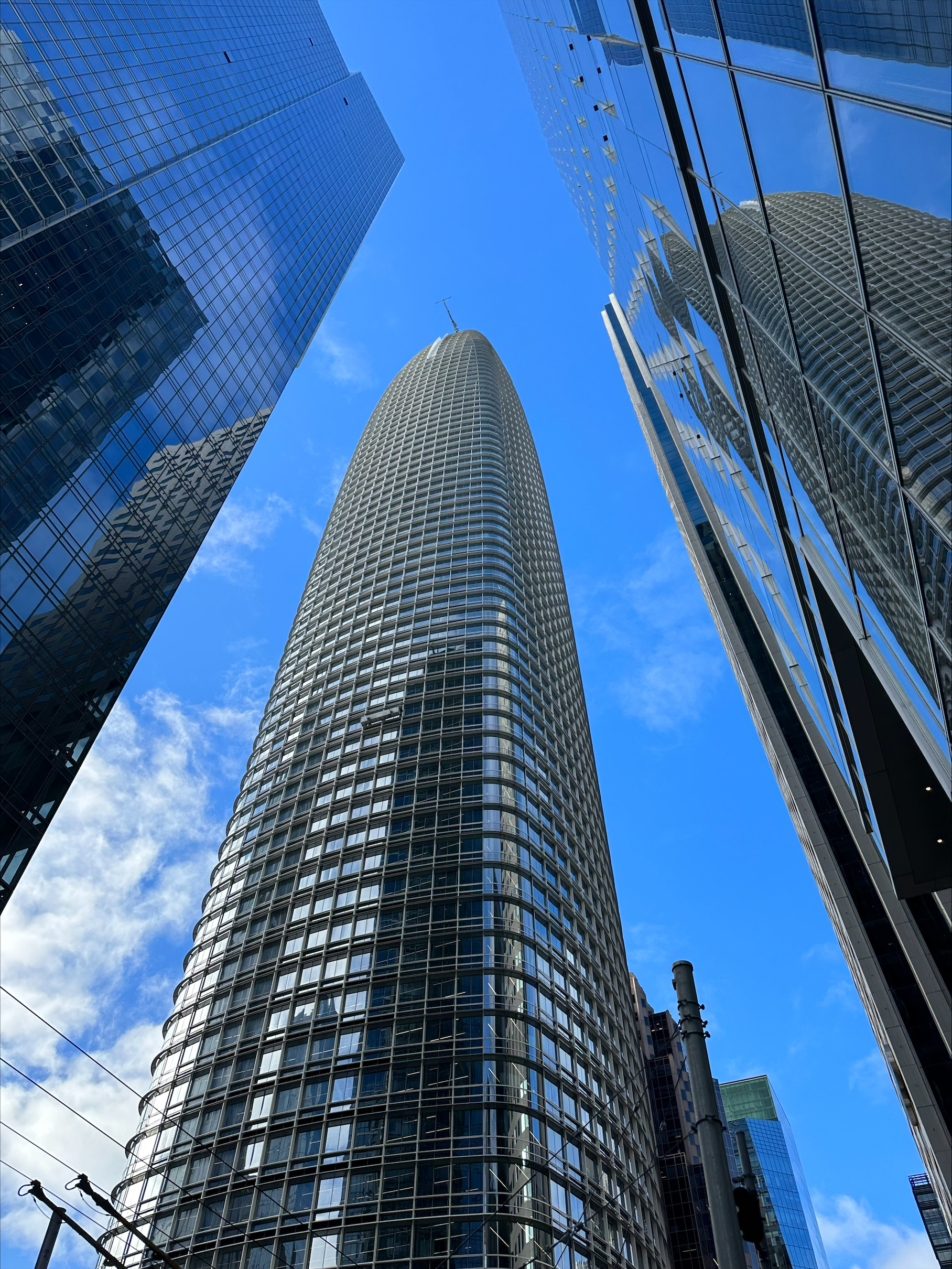 The Salesforce Tower in San Francisco, California.